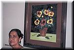 Exposicin de algunos cuadros de la abuela en Houston