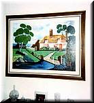 Paisaje pintado por la abuela