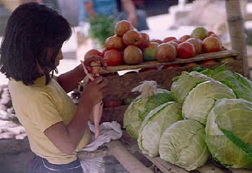 Nia en el mercado